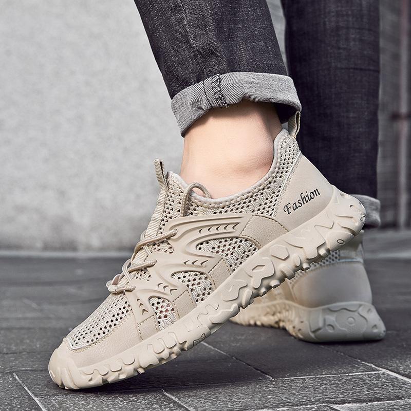 Модные мужские кроссовки весна лето осень зима дышащая сетчатая повседневная обувь легкая уличная обувь офисная рабочая обувь мужская обувь