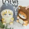 Новые виниловые игрушки Mofusand Серия Акула Кот Удивленный Коробка Игрушки Украшения Для Детей день рождения Девочки Подарок Кулон реплика