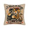Pillow Cover I Need A Hug From A Baddie Novelty Pillow Case For Chair Sofa Home Decor Pillowcases