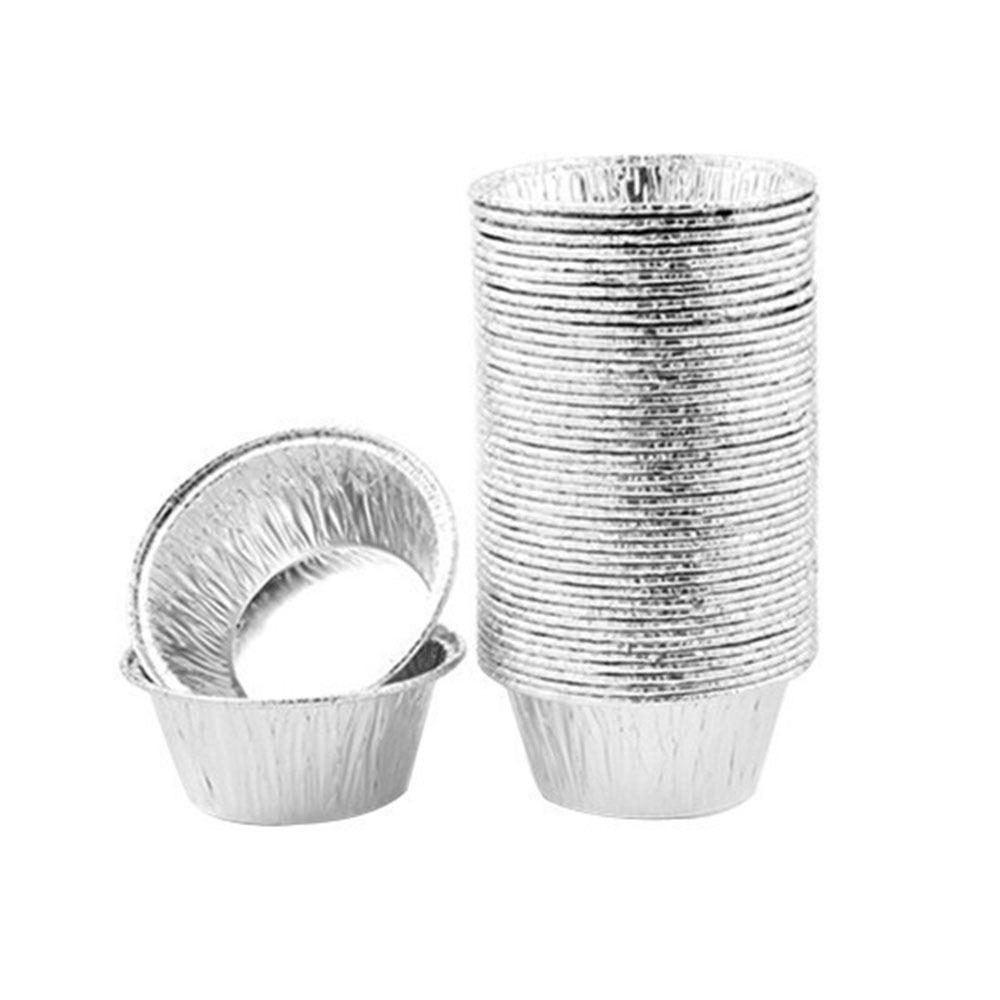 100 шт. Круглая форма для тарта, одноразовая форма для пирога, форма для торта, скорлупа, форма для яичного тарта, чашка для выпечки