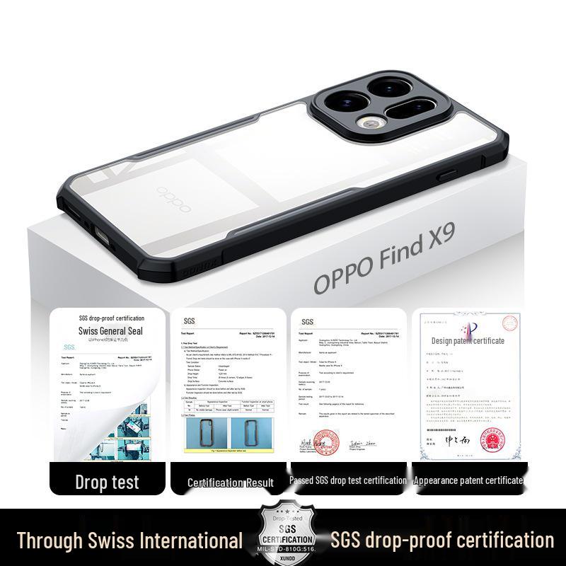 XunDi Тонкий противоударный защитный чехол для OPPO Find X9