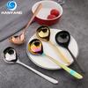 HANYANG 304 Stainless Steel Serving Spoon Thickened Household Drinking Spoon Porridge Spoon Multi-purpose Male Spoon Sauce Spoon Soup Shell Spoon