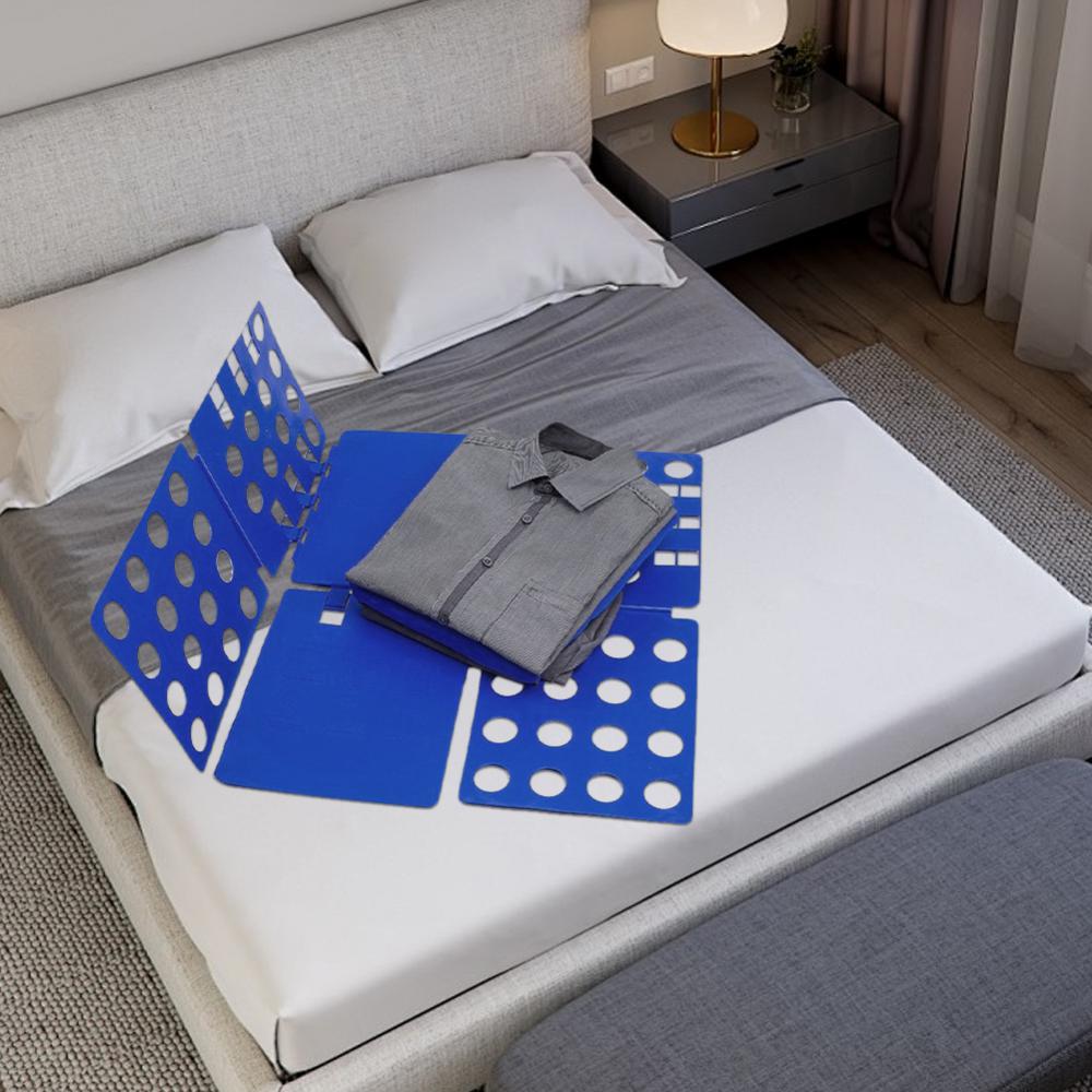 Пластиковая складная доска для одежды, простая и быстрая детская папка для белья, складная доска для рубашек, инструмент для домашнего хранения для детей и взрослых