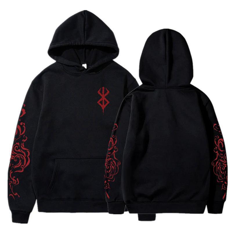 Anime Berserk Acid Hoodies Printed Men Hoodies