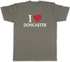 I Love Doncaster Unisexs TShirt South Yorkshire Love Heart Tee Gift