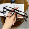 TR Anti-blue Light Glasses Double Beam Square Female Ins Big Face Slimming Net Red Korean Version