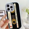 For iPhone 13 14 15 Pro Max Samsung Galaxy A14 A15 A24 Xiaomi 13T Redmi 12C Soft Chubby Phone Case A19 Original Retro Cassette Tape Art TPU Cover