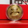 1 Pcs  New Year Of The Snake Commemorative Coins Chinese Zodiac Medals 3D Relief Coins Collectibles