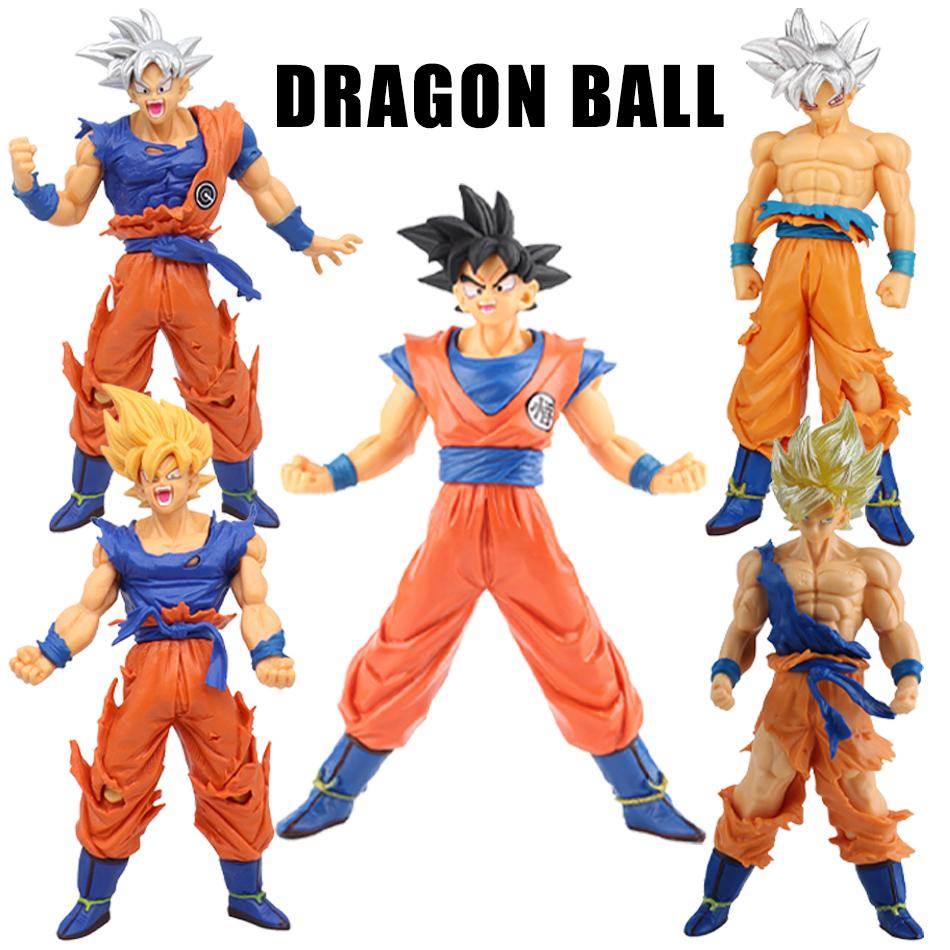 Son Goku Super Saiyan Figure Anime Dragon Ball Goku DBZ Action Figure Model Gifts Collectible Figurines for Kids 18cm