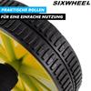SIXWHEEL роликовый тренажер для мышц живота, тренажер для мышц живота, ролик для пресса, вкл.. Коврик под колено