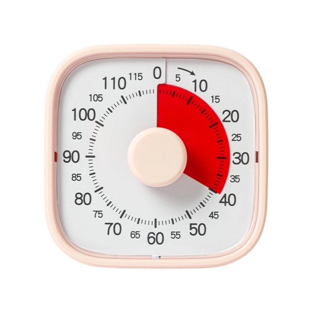 120 Minutes Countdown Alarm Clock Self-Discipline Kitchen Timer Visual Timer Time Management Tool