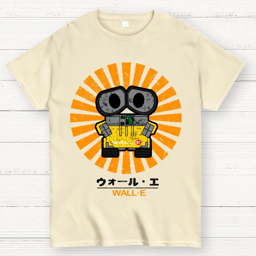 Wall E Retro Cotton Summer Casual Cool Loose T-Shirt