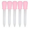 5pcs Liquid Dropper Silicone Jewelry DIY Dropper Transfer Pipettes for Epoxy Resin Laboratory