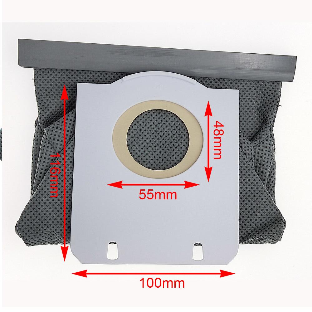 Моющийся тканевый пылесборник для Philips XD3010/FC5128, многоразовые мешки для сбора пыли для пылесоса, запасные части, аксессуары