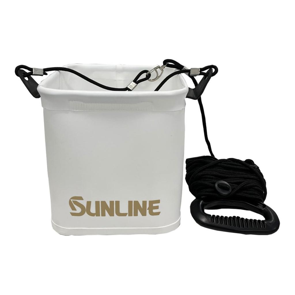 SUNLINE SB-517 Белое складное ведро для воды с веревкой