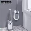 Wall-mounted Toilet Brush Set Household Toilet Brush Toilet Toilet Brush Round Head Multi-function Toilet Brush
