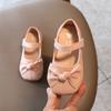 Girls Leather Shoes Spring And Autumn New Children's Bow Princess Shoes For Girls And Babies Fashion Soft Sole Shoes
