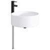 Bathroom Sink Matte Black 40.5 x 40.5 x 15.5 cm