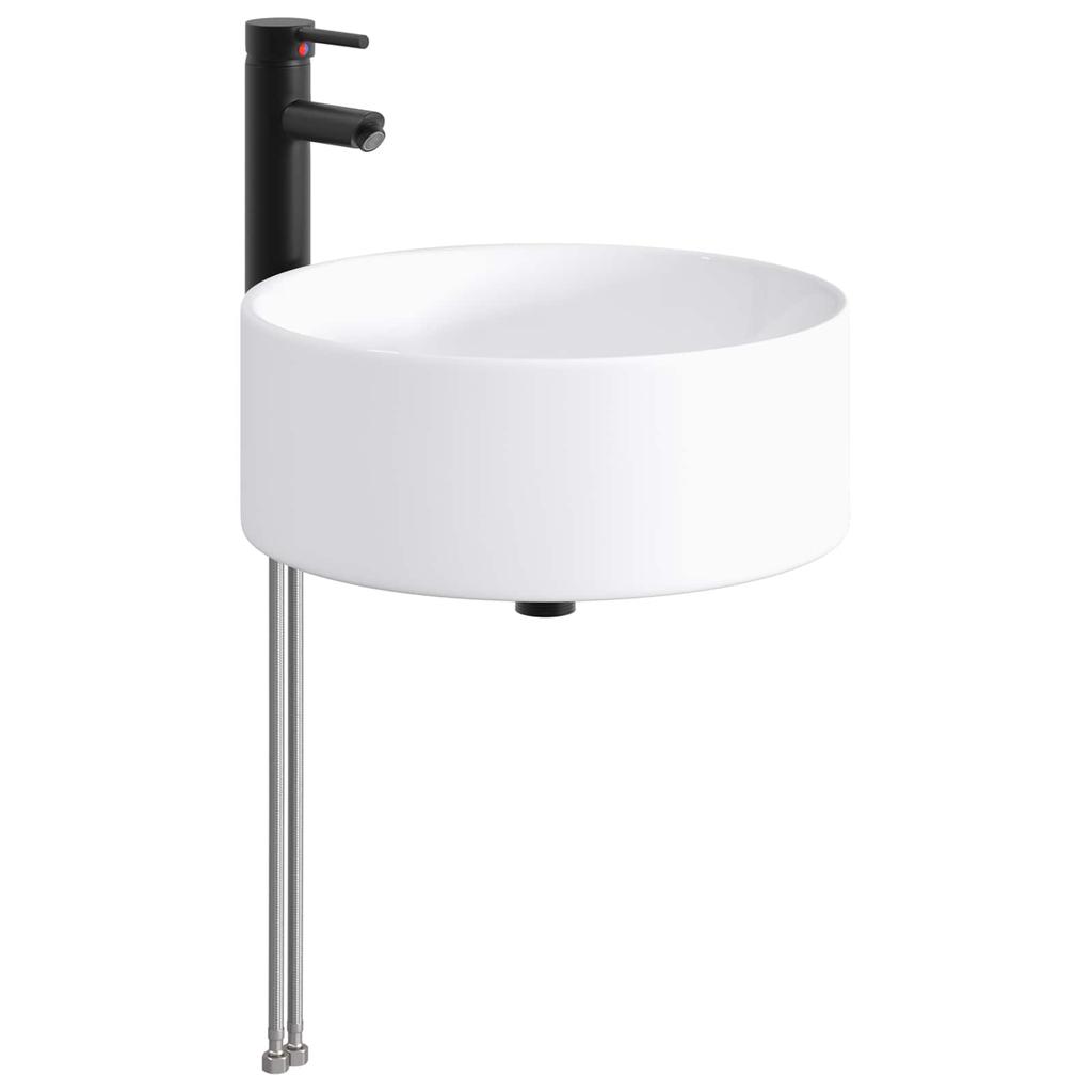 Bathroom Sink Matte Black 40.5 x 40.5 x 15.5 cm