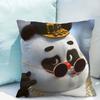 Декоративные подушки с изображением бамбуковой панды, наволочки 45*45 см, осенние наволочки, украшение для комнаты, декоративные подушки.