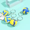 Volleyball Keychain Mini Pvc Volleyball Keychain Bag Car Keychain Ball Key Ring