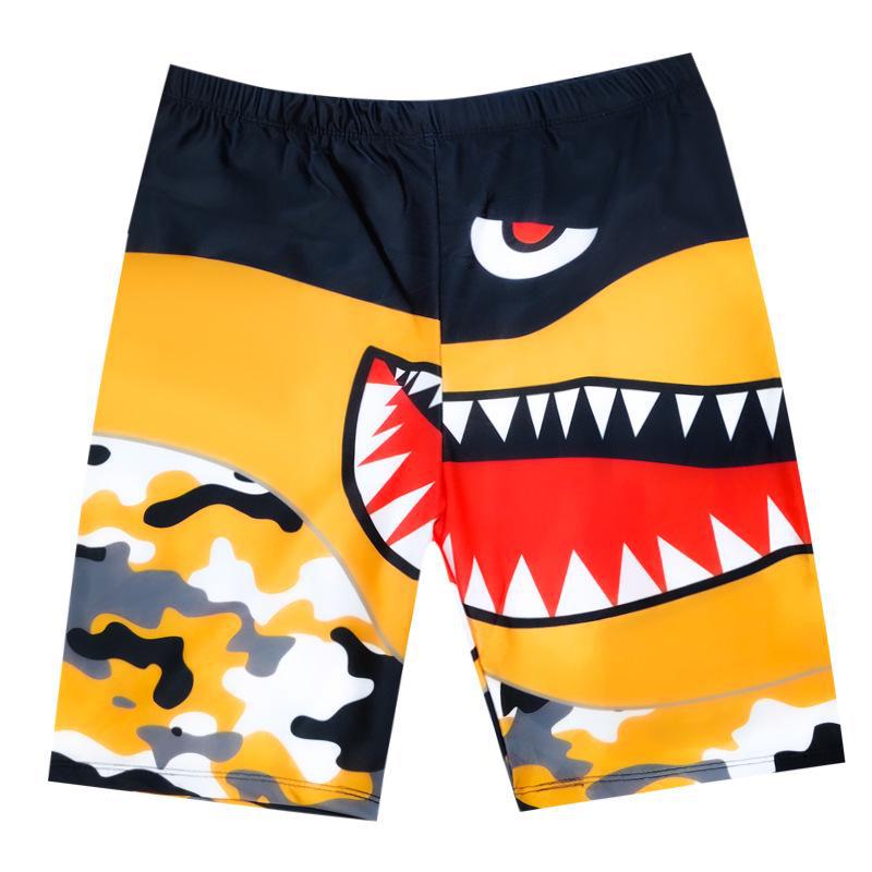 Мужские плавки средней длины, профессиональные пляжные длинные боксеры, купальники для мальчиков больших размеров для горячих источников
