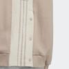 adidas Свитшот Originals Adibreak с круглым вырезом, в стиле пэчворк и вышитым логотипом, женские топы, серый IC8131
