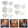 Multipurpose Sturdy Silicone Multiple Candle Holder Mould Set Portable for Resin Plaster Craft Supplies Assorted Sizes
