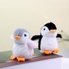 Charming Pink Gray Black Plush Penguin Doll Ultra Soft Stuffed Animal Keychain Gift For Kids And Collectors