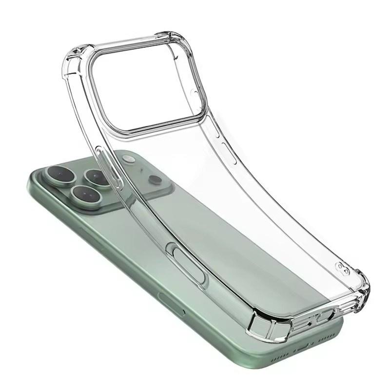 Shockproof Soft Case For iPhone 17 Air Ultra Thin Silicone Transparent Clear Back Cover For iPhone17 17Pro Max Slim Shell