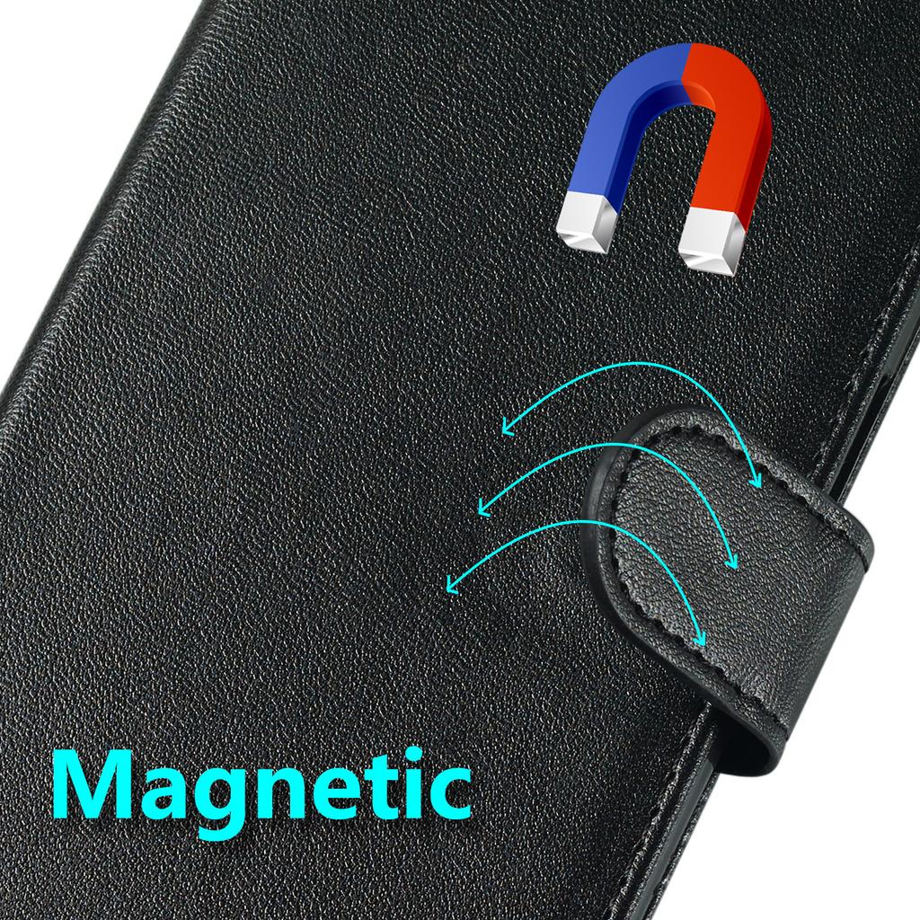 Чехол-книжка из ПУ-кожи с магнитной застежкой для Xiaomi Redmi Note 13 Pro+ 5G