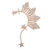 1Pc  Star Ear Clips Non-Piercing Ear Cuff Clip Jewelry Catriona Gray Miss U Ear Cuff Inspired Three Stars And The Sun