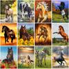 5D DIY Diamond Painting Animals Horse Cross Stitch Kit Full Drill Square Embroidery Mosaic Art Picture of Rhinestones Home Decor