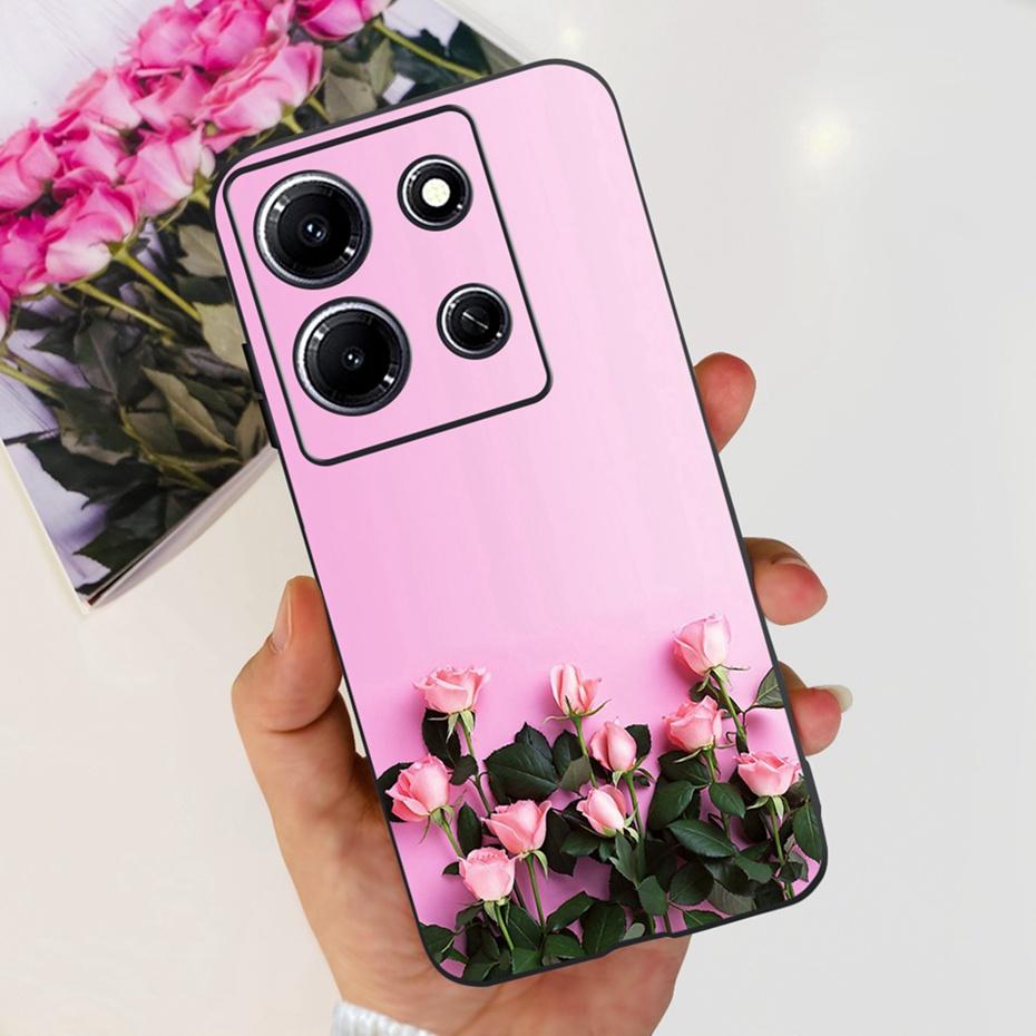 Модный Чехол-бабочка для телефона Infinix Note 30i Note30 Pro 2023 Мягкий Силиконовый ТПУ Задняя Крышка Для Infinix Note 30 Pro Note30i