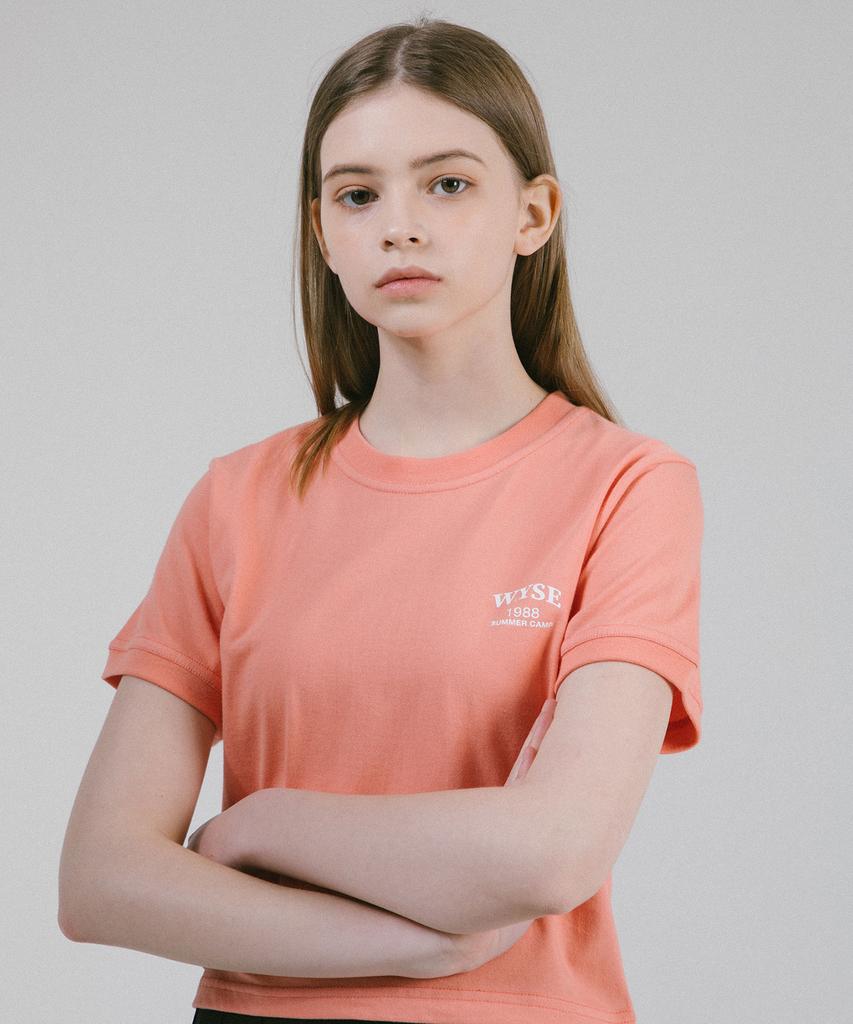 WYSE 1988 Crop Top (Coral Pink)