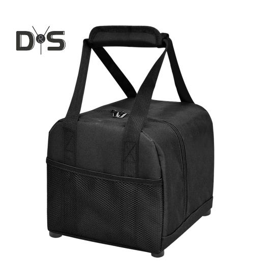 Сумка для шаров для боулинга, переносная сумка для одного мяча с мягким держателем и сетчатым карманом, небольшой чехол для шаров для боулинга для мужчин, подарки