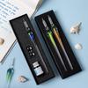 1 Set Dip Pen Beautiful Ergonomic Handle Jellyfish Pattern Drawing Calligraphy Glass Pen Kit for Gifts