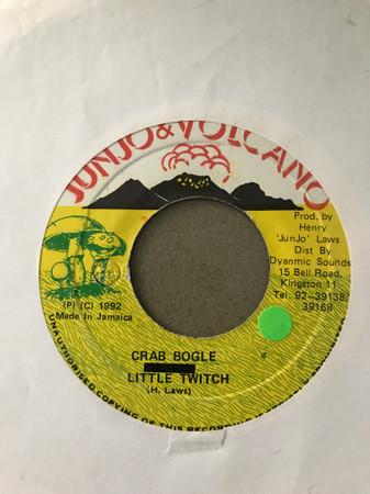 7-дюймовая пластинка LITTLE TWITCH - Crab Bogle NONE Junjo & Volcano 1992 Ямайка Регги, Ска и Даб Б/У