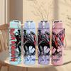 1PC Red Band Group A B C 750ml sports water bottle leakproof straw lid outdoor office home