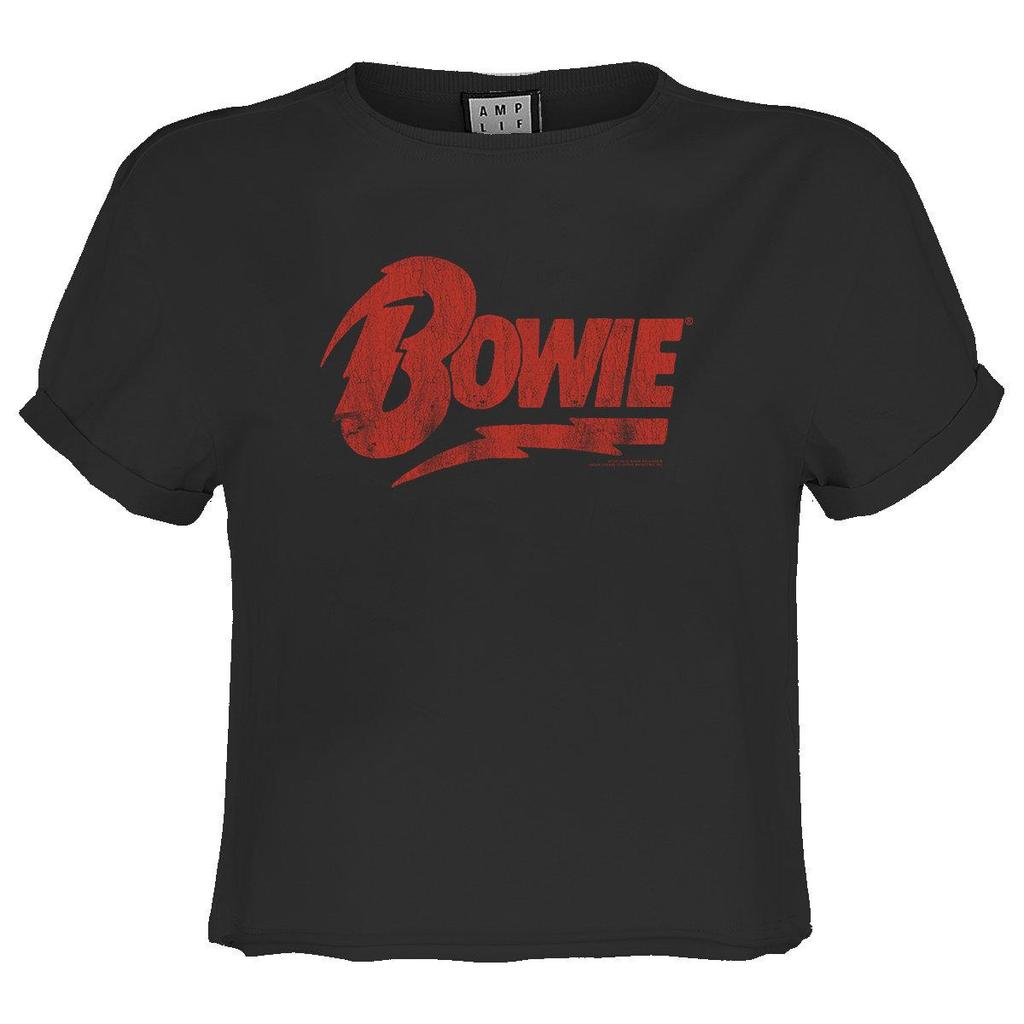 Amplified Womens/Ladies David Bowie Logo T-Shirt