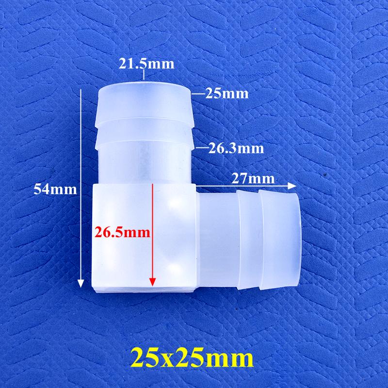 10 шт. 4~25 мм полипропиленовые угловые соединители, фитинги для аквариума, воздушный насос, аэратор, 90-градусное колено, садовое орошение, медицинские шланговые соединения