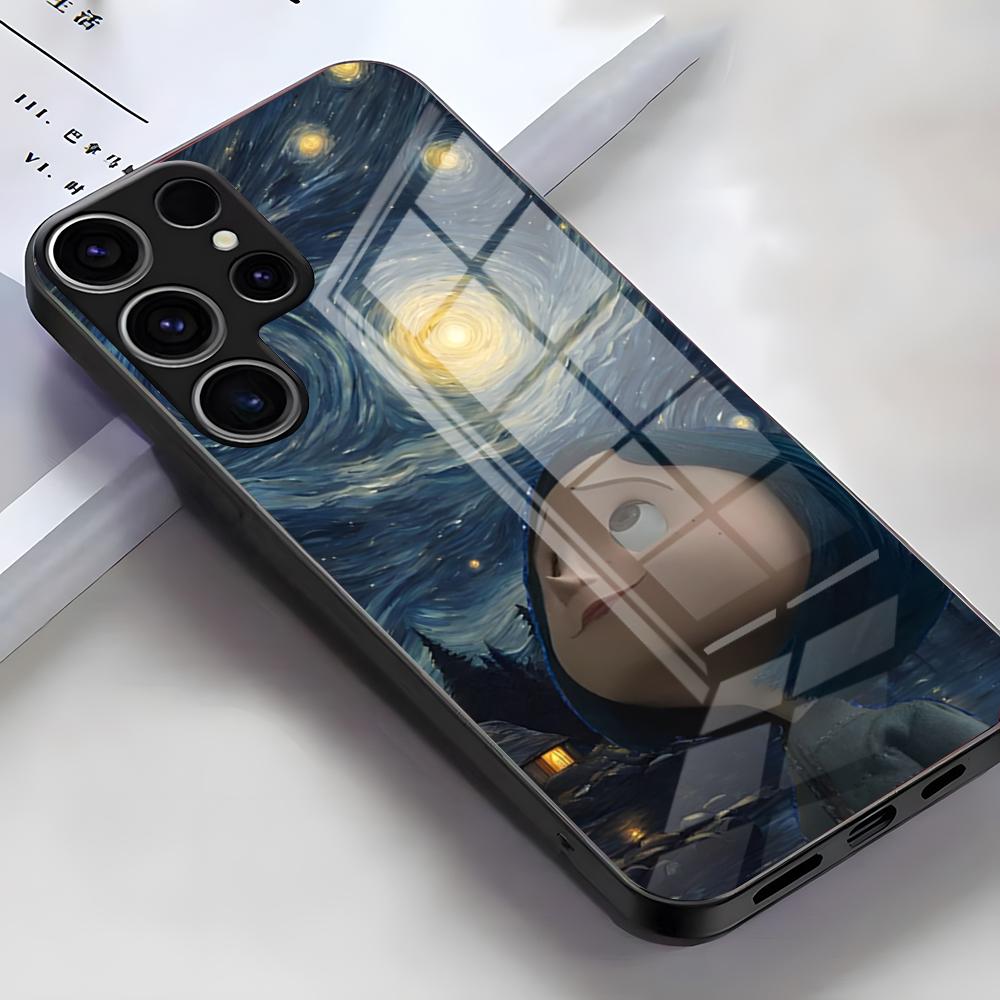 Anime Hot C-Coraline Phone Case For Samsung S26 S25 Edge Ultra S23 S22 S21 S20 Ultra Plus S24 Fe A54 A53 A25 Glass Cover