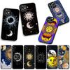 Для OPPO A54 A40 A60 A80 A18 A16 A17 A38 A78 A79 A57 A55 A96 A15 A12 Чехол для телефона Смешное лицо Солнце Луна Корпус