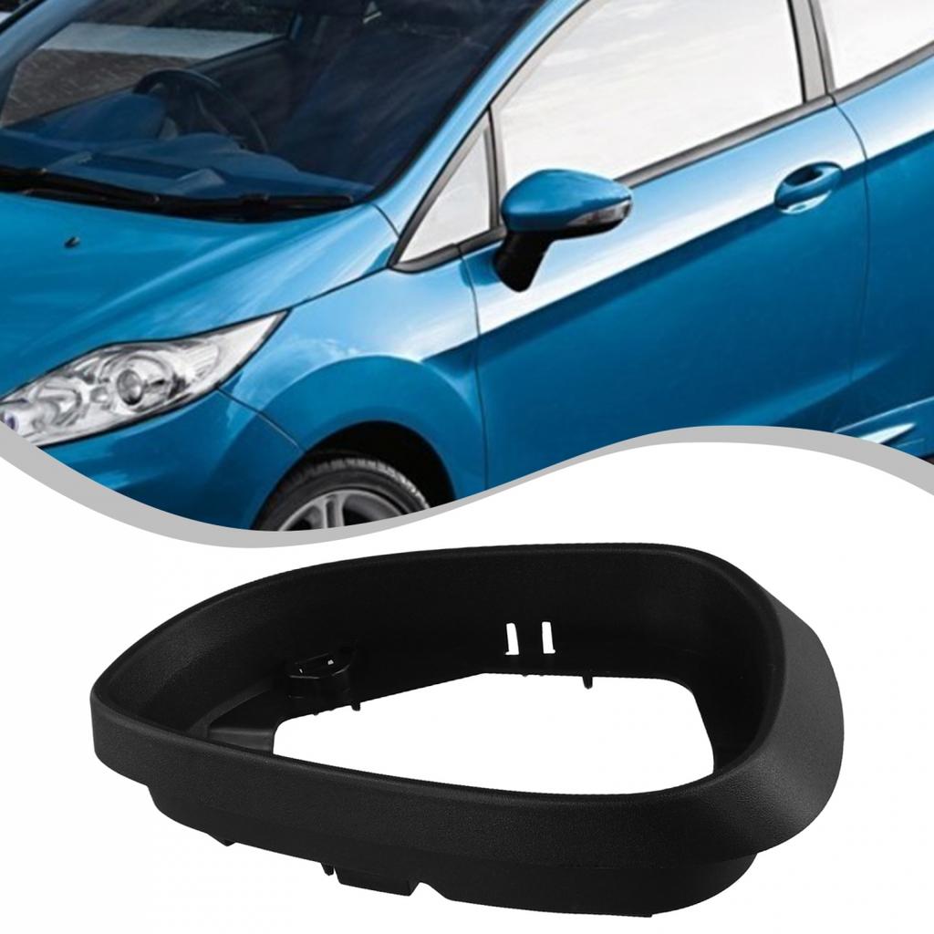 Элегантная черная крышка зеркала заднего вида для Ford Для Fiesta MK7 2008-2017 2017 Подходит