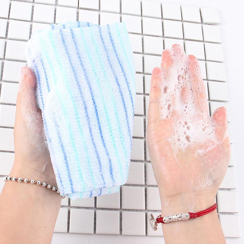 Korean Towel Exfoliating Long Viscose Bath Back Scrub Viscose Bath Towel 30X90Cm