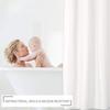 Shower Curtain Hotel Heavy Weight Shower Curtain Waterproof and Mildew Free Bath Curtains White Shower Curtains