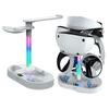 For PS VR2 Dual Controller Magnetic Charging Base With Indicator Light Charging Dock With RGB Light VR Headset Display Stand