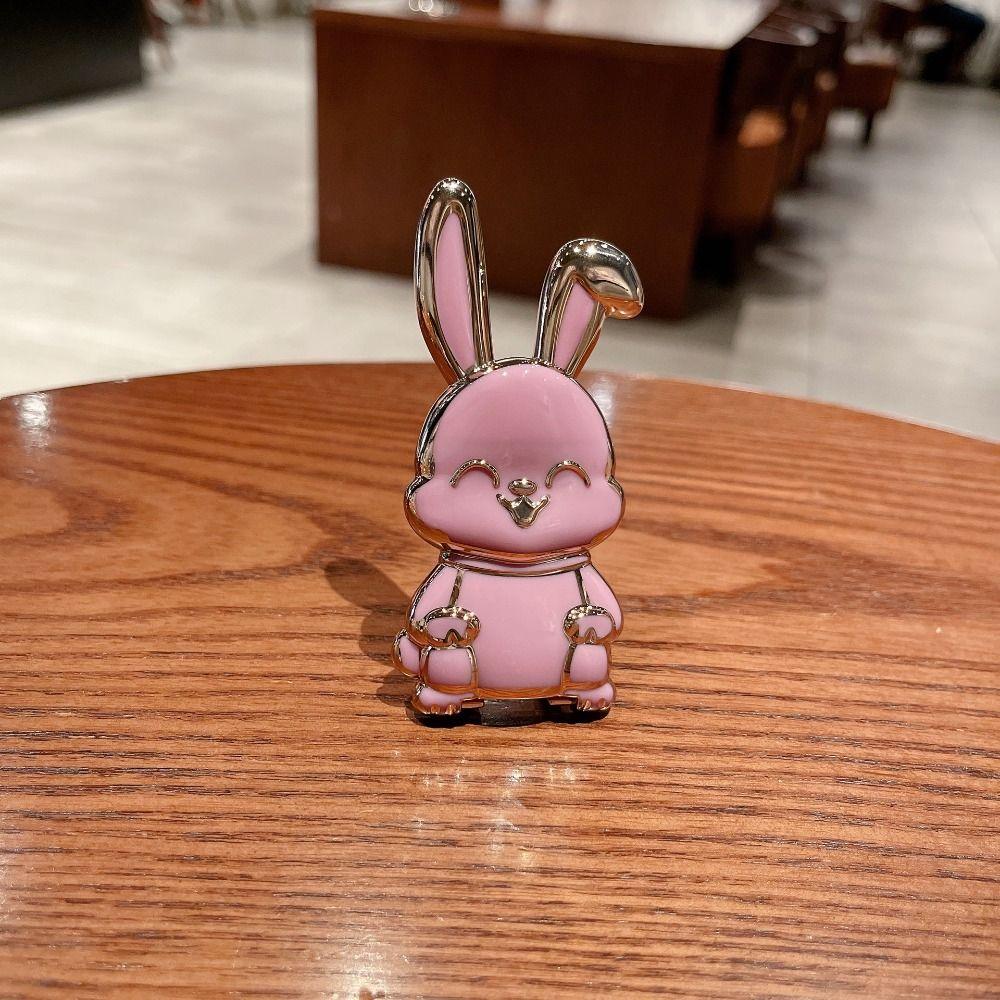 ABS Bunny Finger Ring Holder Mobile Phone Holder Phone Back Sticker Pad