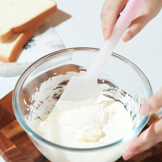 Spatula Non-Stick Ergonomic Design Comfortable Cooking Grip Multi-purpose Pastry Scraper Mold