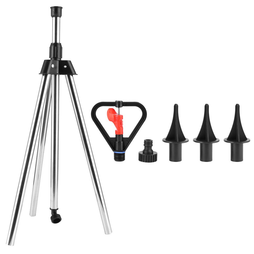 360 Degrees Adjustable Tripod Water Sprinkler Garden Lawn Irrigation Tool